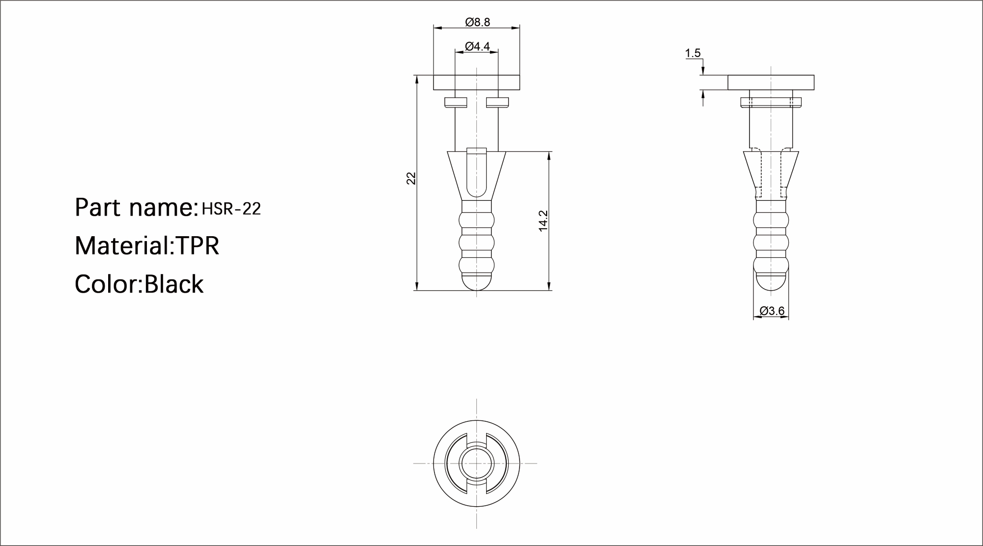 Fan Rivet HSR-22